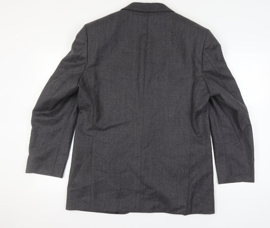 Marks & Spencer Men's Grey Wool Blazer Jacket 42R