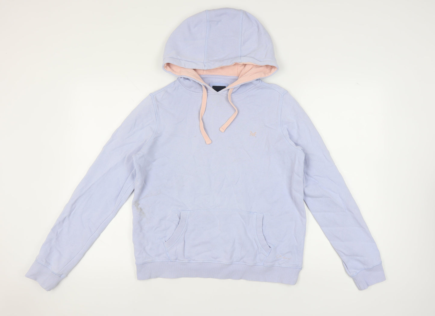 Crew Blue Pullover Hoodie Women M Casual
