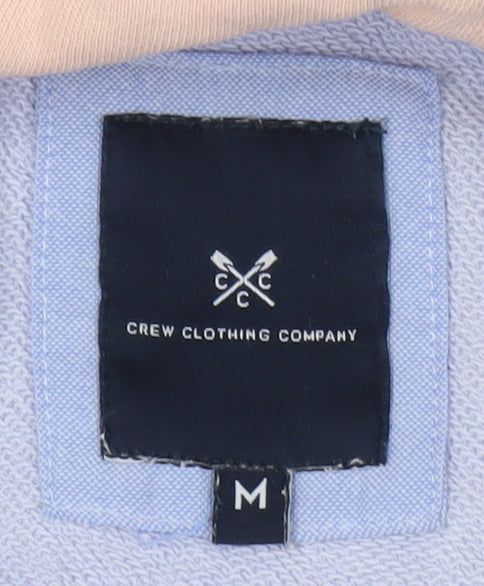 Crew Blue Pullover Hoodie Women M Casual