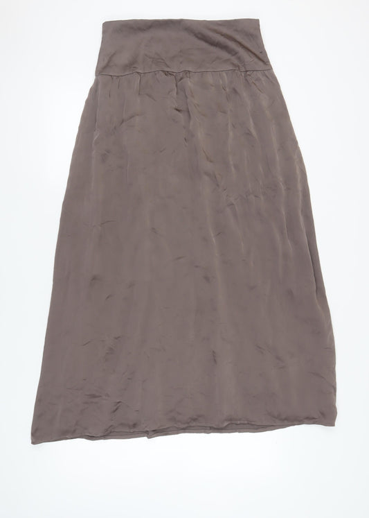 Reiss Women's Brown Skirt UK 10 Polyester