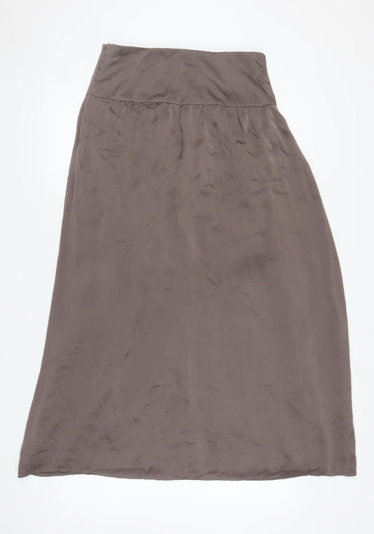 Reiss Women's Brown Skirt UK 10 Polyester