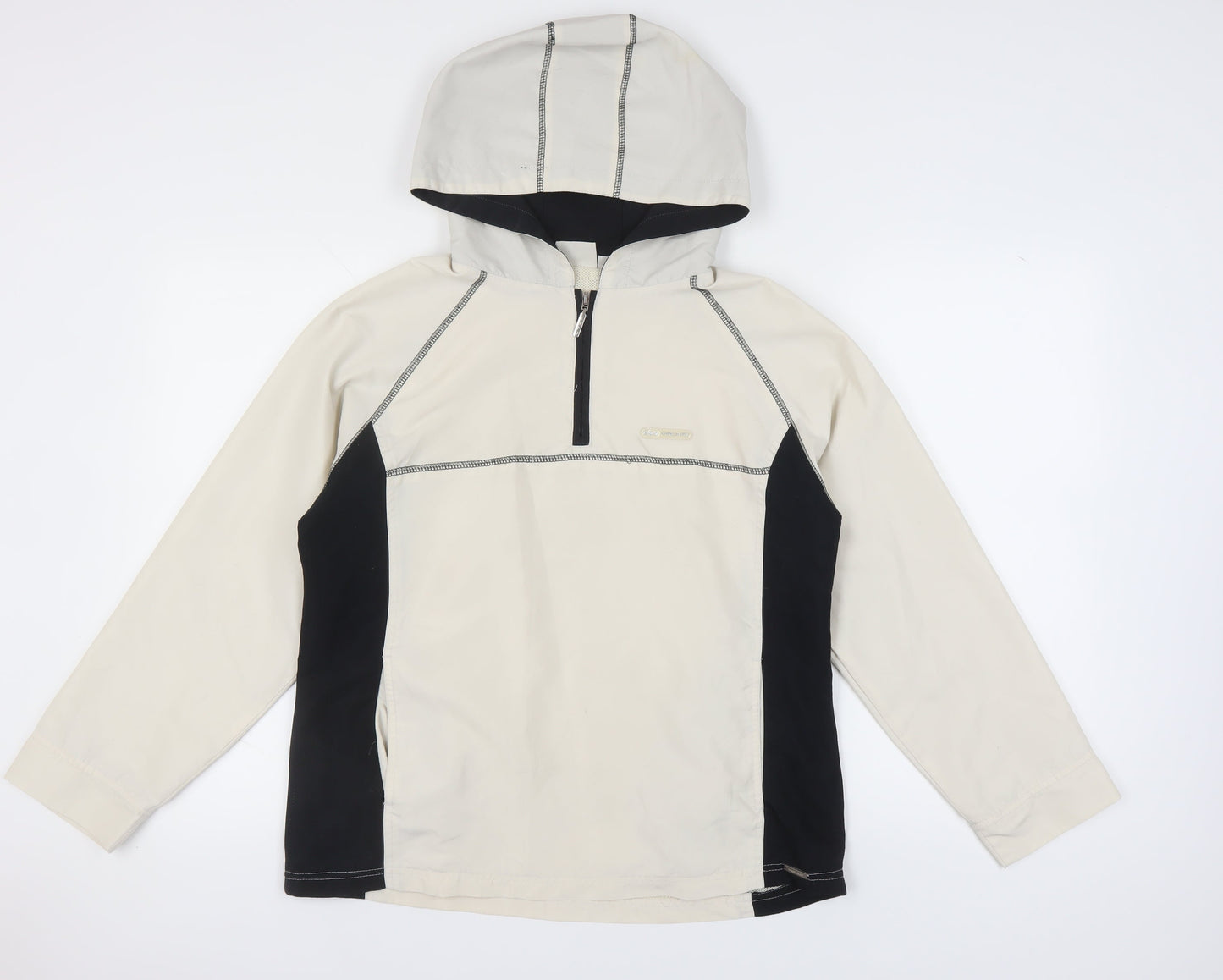 HEAD Beige Unisex Adults Pullover Hoodie Size 10