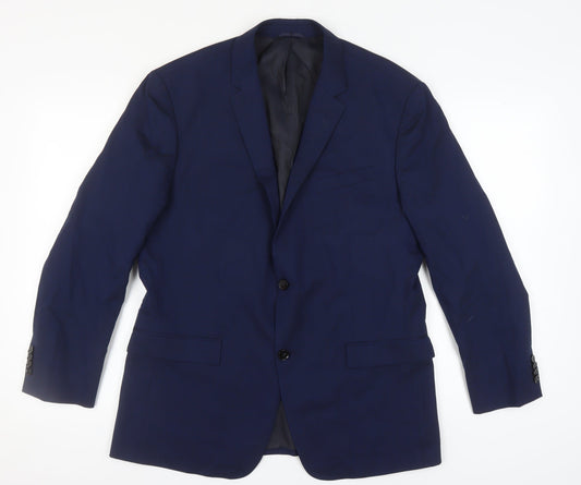 Calvin Klein Men's Blue Jacket UK 44 Formal
