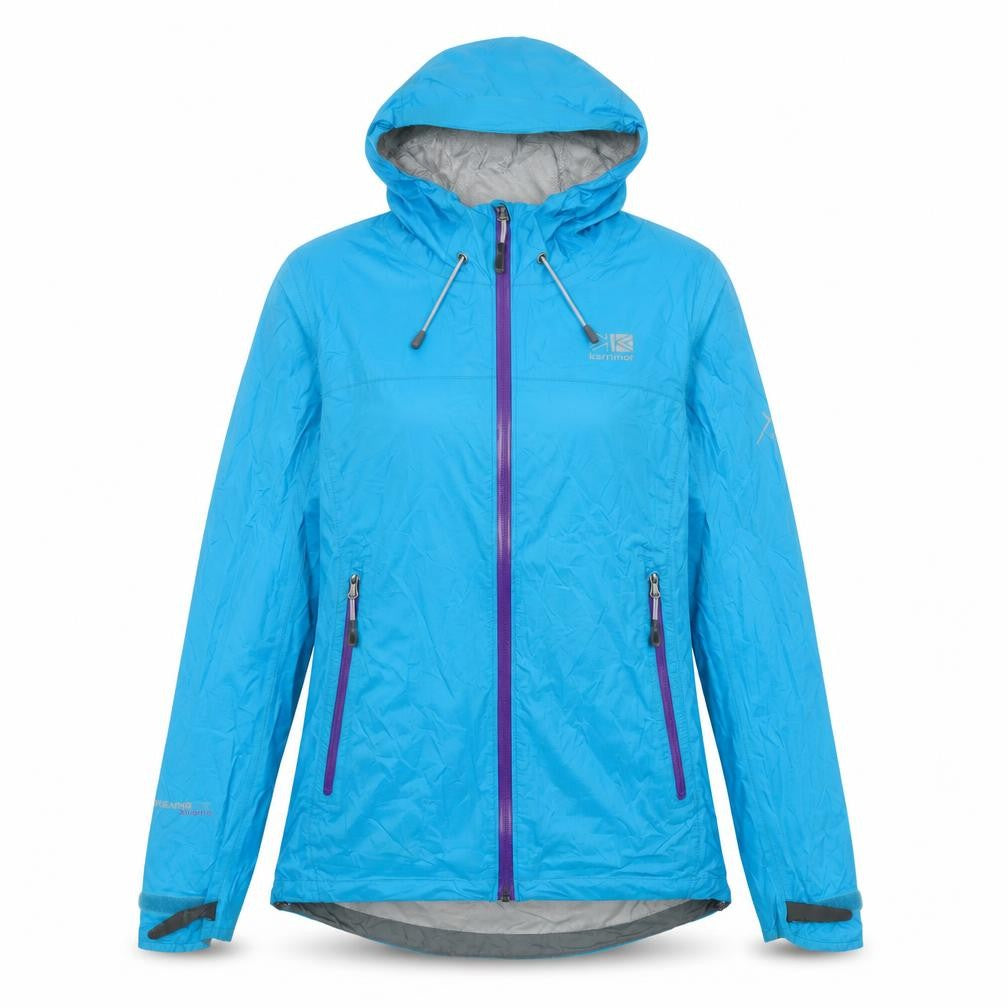 Womens UK Size 10 Regular Karrimor Blue Nylon Jacket
