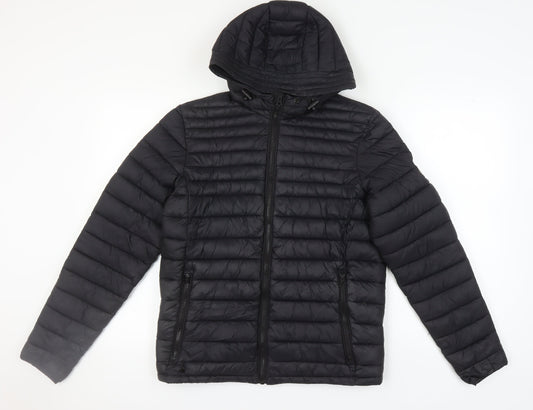 SoulCal & Co Men's Black Puffer Jacket S