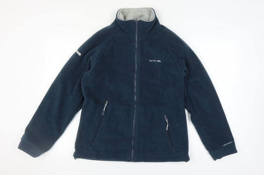 Trespass Men's Blue Fleece Jacket L Full Zip Casual
