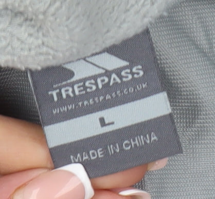 Trespass Men's Blue Fleece Jacket L Full Zip Casual