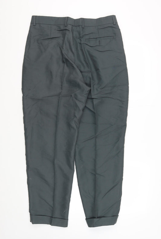 Marks and Spencer Blue Trousers, Size 34, Unisex, Formal