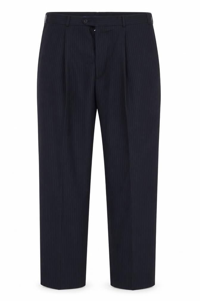 Daniel Hechter Men's Black Striped Dress Pants, Size 36