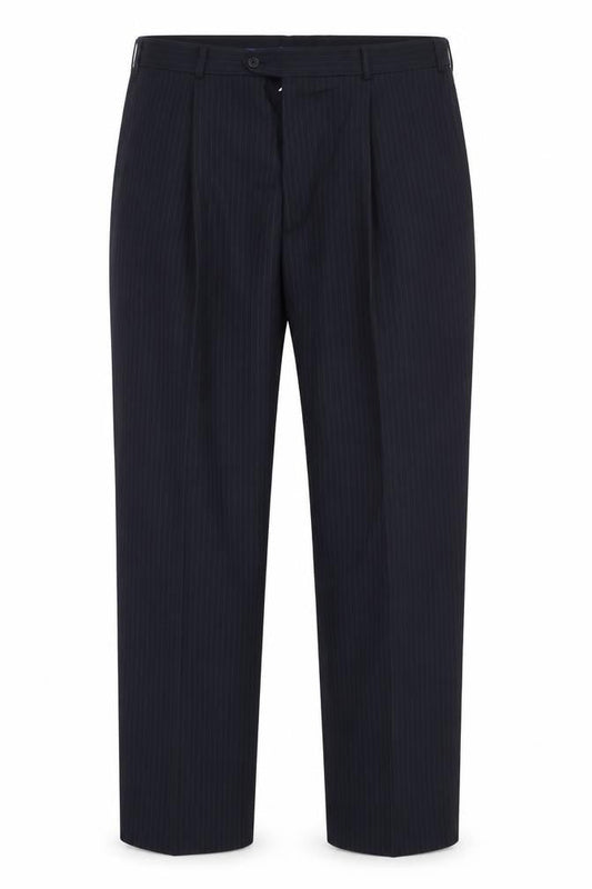 Daniel Hechter Men's Black Striped Dress Pants, Size 36