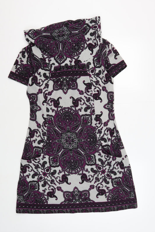 Joe Browns Women's Purple Paisley Dress Size 12