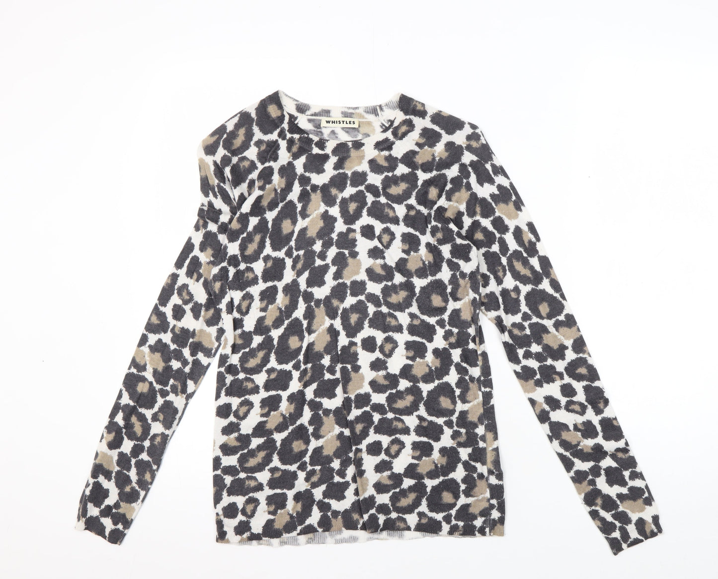 Whistles Women's Multicoloured Animal Jumper Size 8