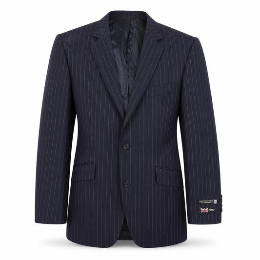 Mens 40 Chest Regular Austin Reed Blue Two-Button Blazer