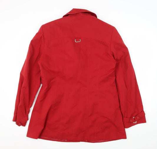 BHS Women's Red Mid-Length Coat Size 14