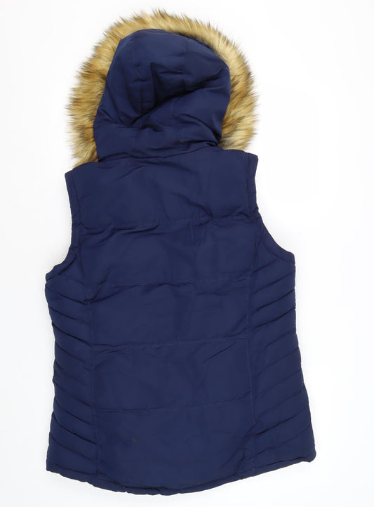SoulCal & Co Women's Blue Puffer Waistcoat 10