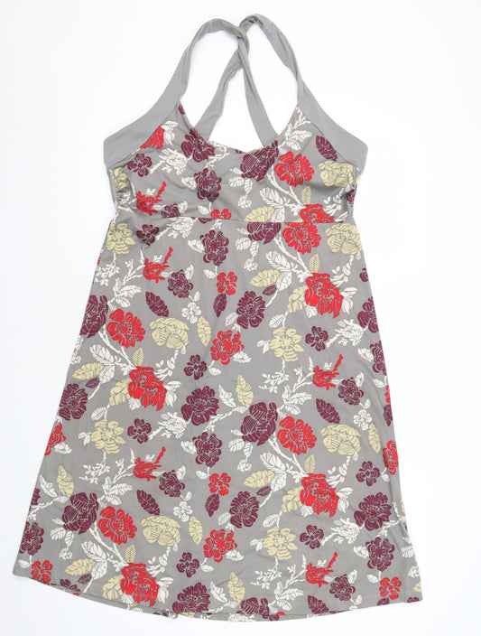 Patagonia Women's Multicoloured Floral A-Line Dress L