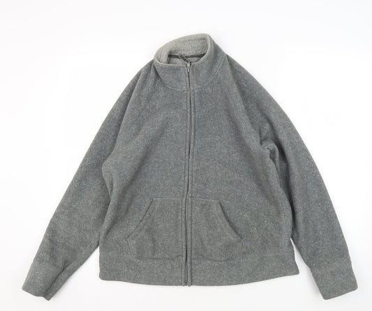Marks and Spencer Women's Grey Herringbone Jacket Size 14