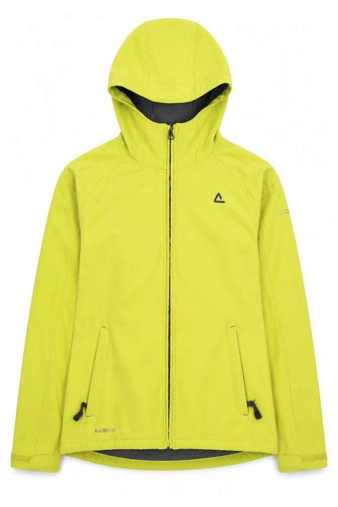 Front view of Dare 2b girls’ green hooded jacket medium