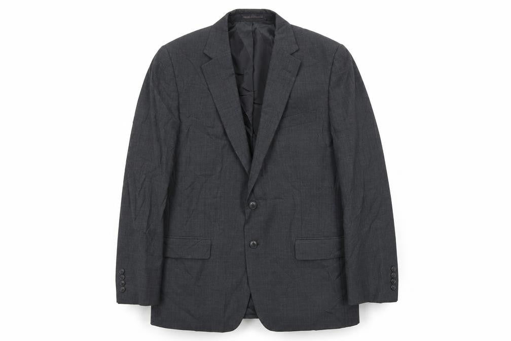 Mens 42 Chest  Jaeger Grey Two-Button Blazer