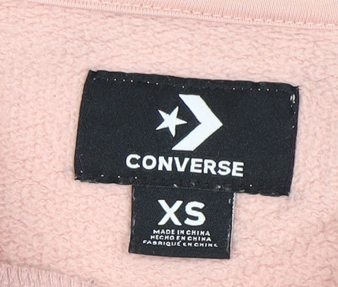 Converse Women's Pink XS Pullover Sweatshirt