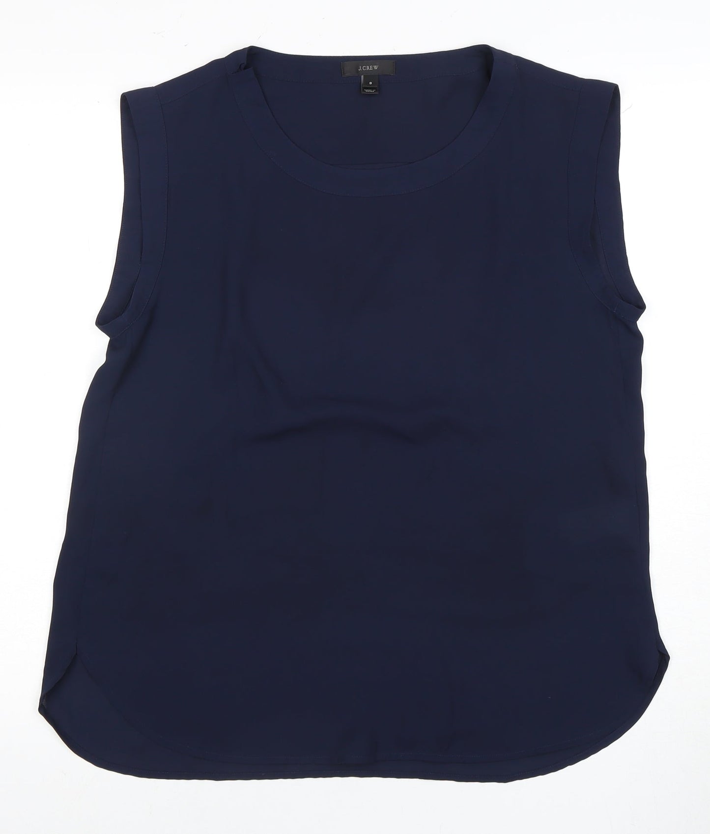 J.Crew Women's Blue Sleeveless Tank Top Size 8