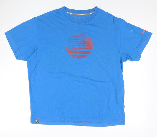 Dare 2b Men's Blue Graphic Print Crew Neck T-Shirt M