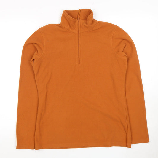 Mountain Warehouse Women's Orange Fleece Sweatshirt M