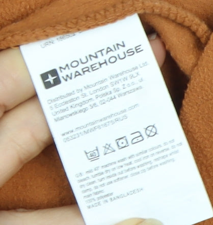 Mountain Warehouse Women's Orange Fleece Sweatshirt M