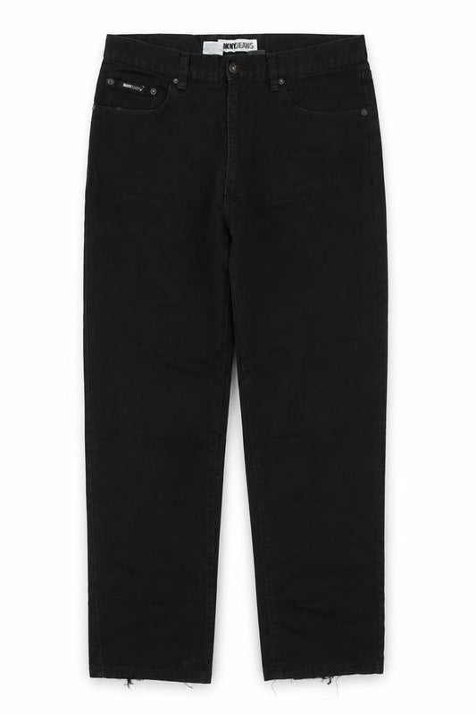 DKNY Men's Black Jeans Size 32 Cotton Denim
