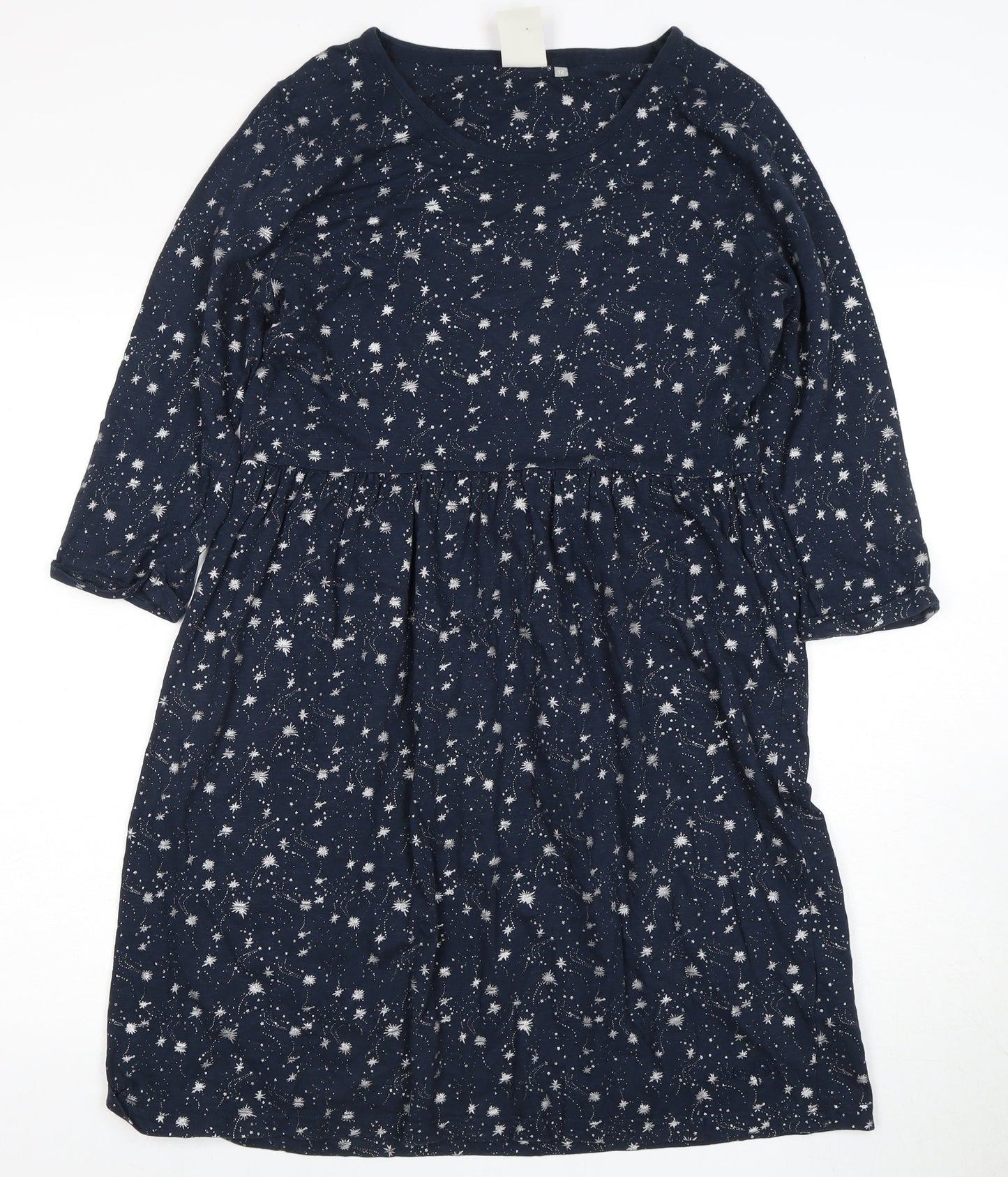 Weird Fish Women's Blue Dress Size 12