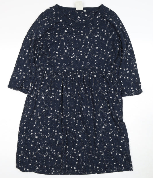 Weird Fish Women's Blue Dress Size 12