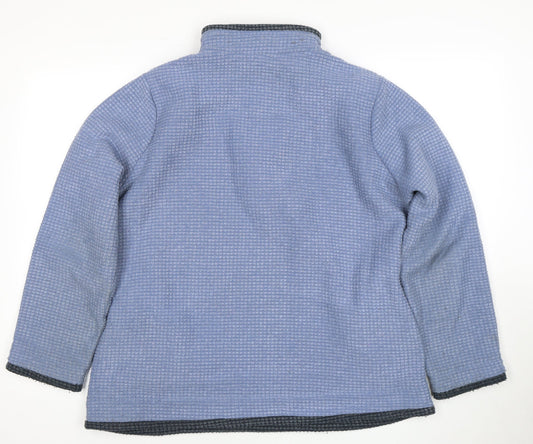 Weird Fish Women's Blue Pullover Sweatshirt Size 16