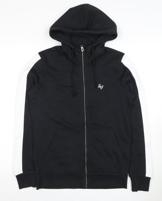 Jack & Jones Men's Black XS Full Zip Hoodie