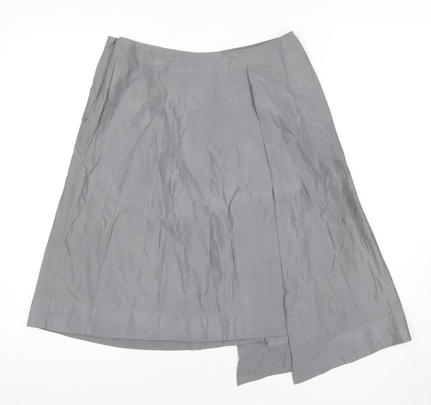Calvin Klein Women's Grey Midi Skirt Size 12