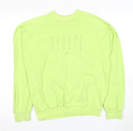 Nike Unisex Green Sports Sweatshirt S