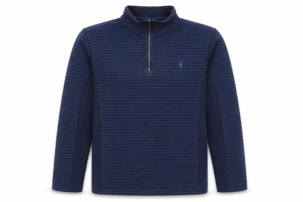 Mens UK L Regular Joules Blue 1/2 Zip Hoodie