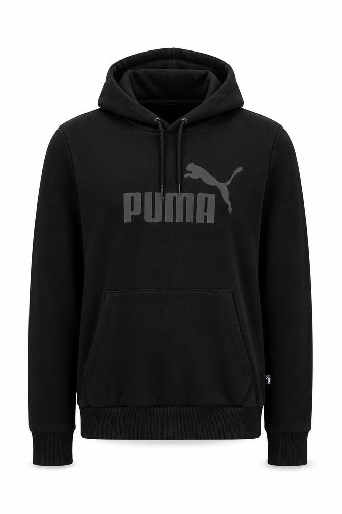 Mens UK M Regular PUMA Black Pullover Hoodie