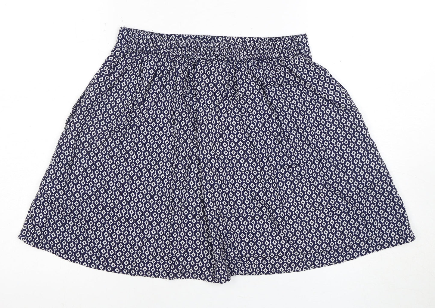 Superdry Women's Blue Geometric Skirt, Size S