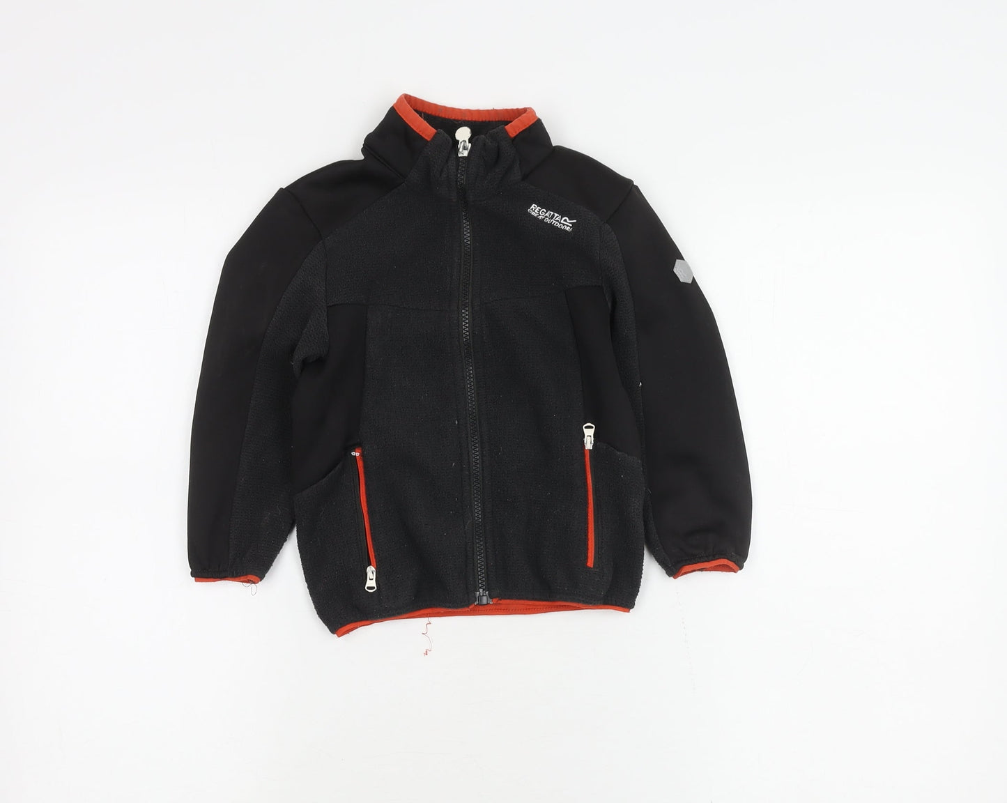 Regatta Boys Black Basic Jacket, 3-4 Years, Full Zip Outdoor