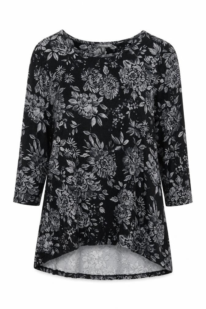 Womens UK Size 12 Laura Ashley Black Viscose Blend Blouse
