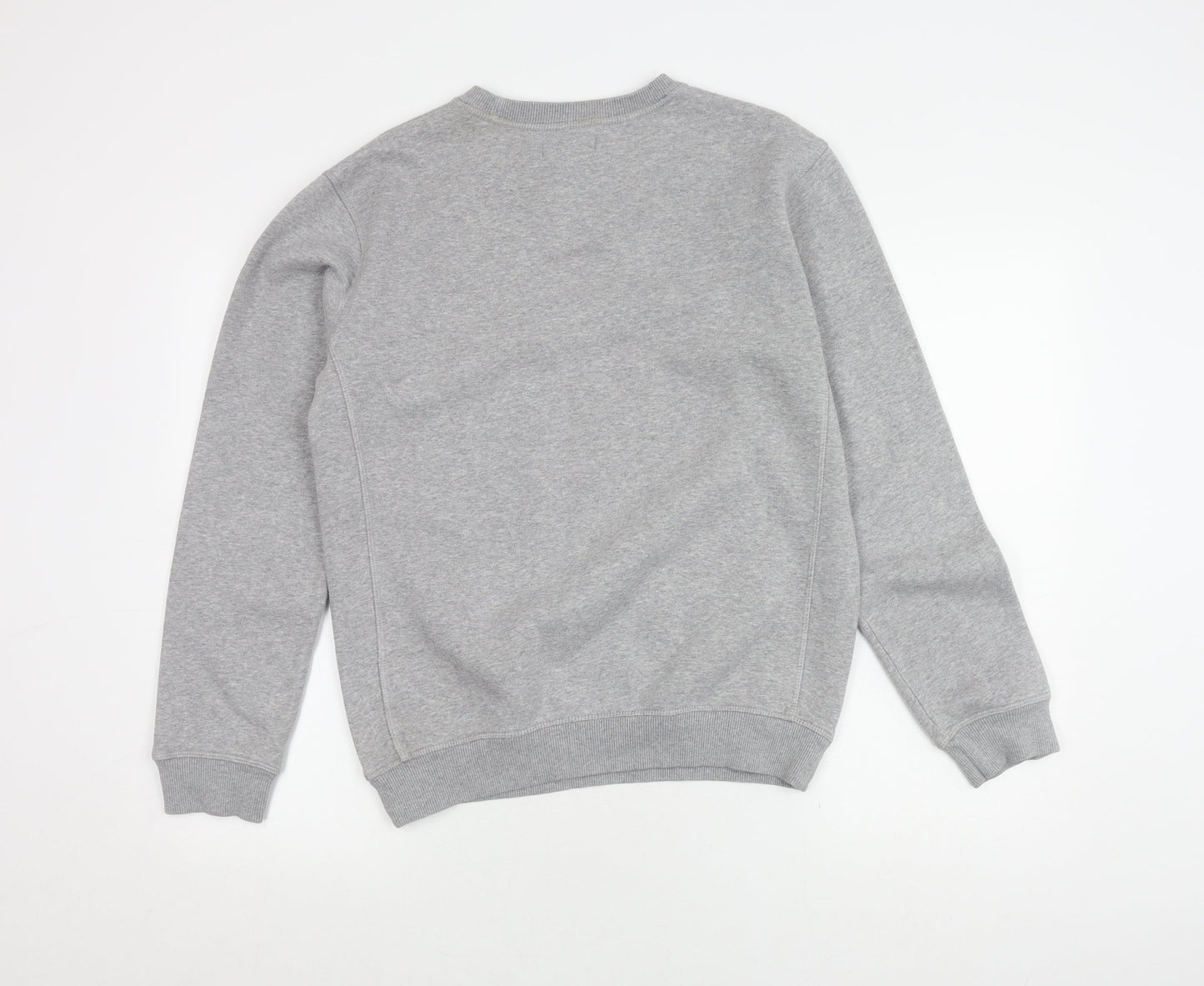 Adidas Men's Grey XS Pullover Sweatshirt with Logo