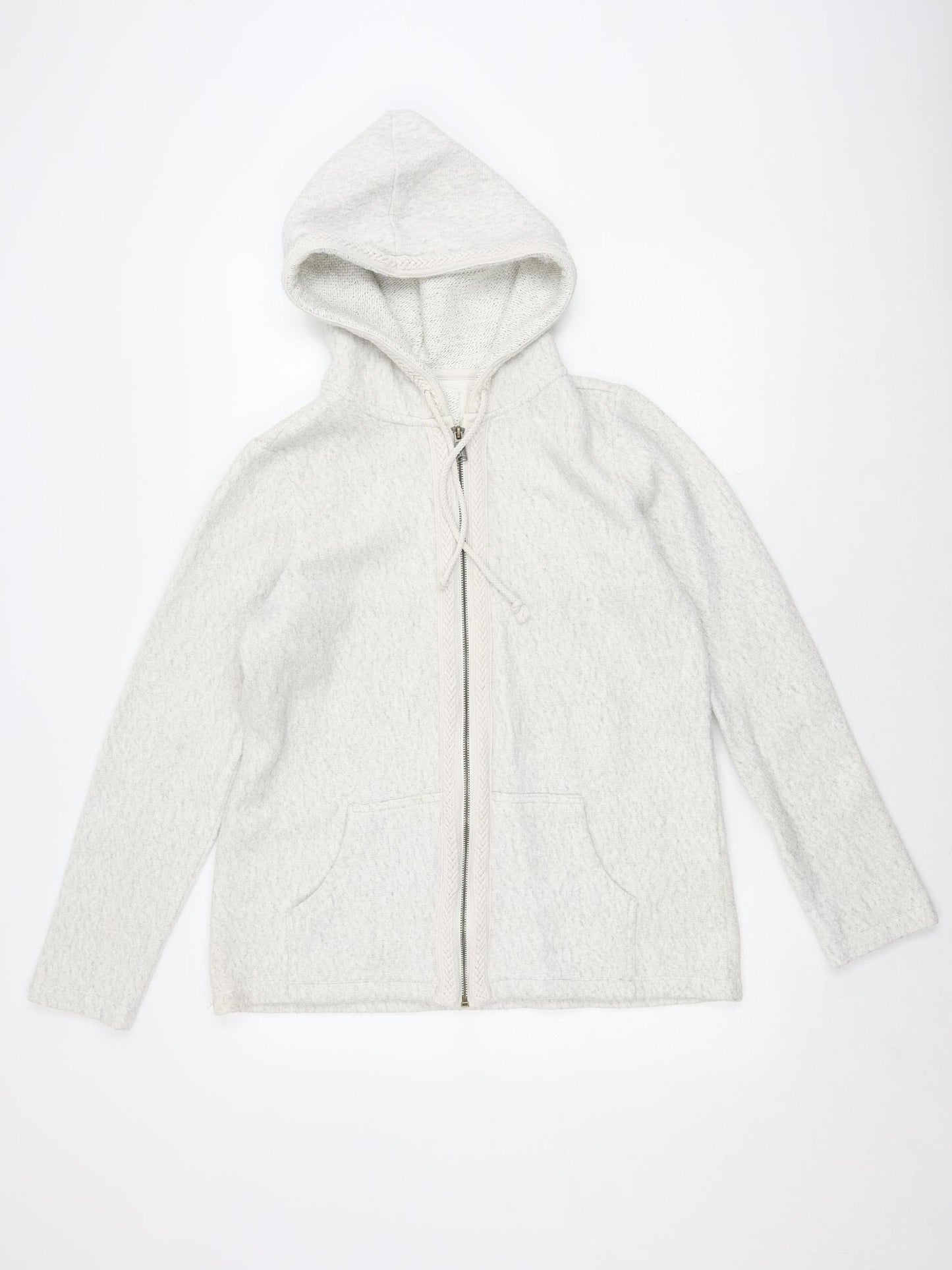 Fat Face Women’s Ivory Hooded Jacket Size 10 Casual