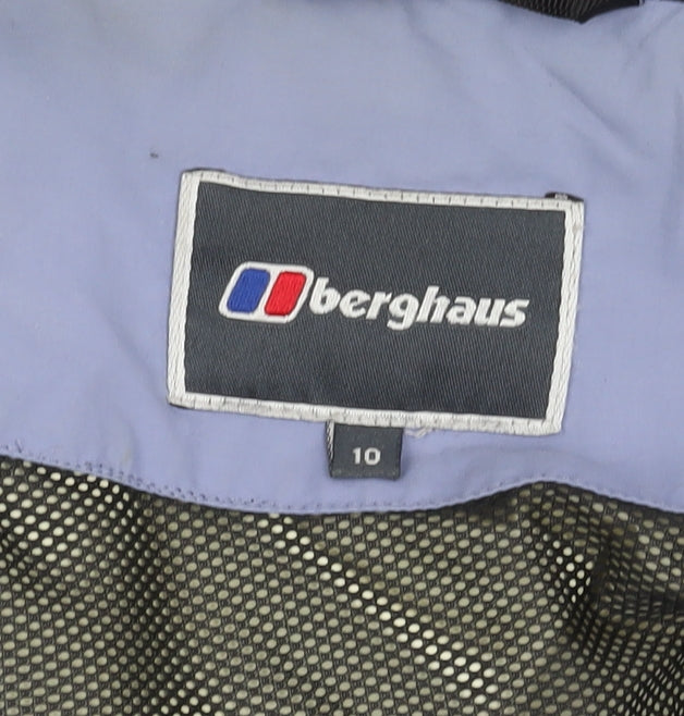 Berghaus Women's Black Waterproof Rain Coat, Size 10
