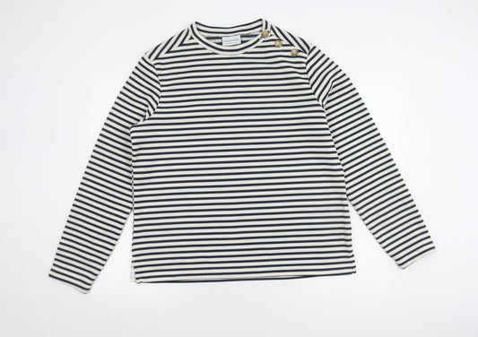 Craghoppers Women's Blue Striped Pullover Jumper Size 18