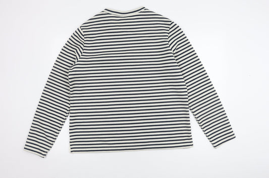 Craghoppers Women's Blue Striped Pullover Jumper Size 18