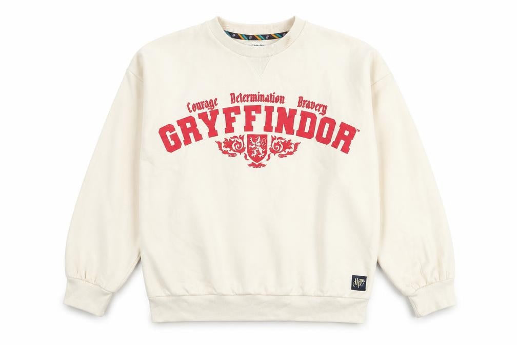 Front view of Marks & Spencer girls’ ivory harry potter sweatshirt - 14 years