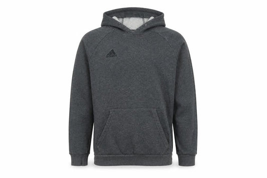 Mens UK S Regular adidas Grey Pullover Hoodie