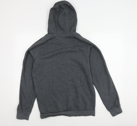 Adidas Men's Grey Pullover Hoodie S