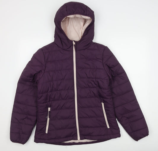 Peter Storm Women's Purple Puffer Jacket Size 12