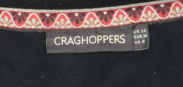 Craghoppers Women's Black Fleece Jacket Size 10